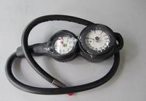 Diving triple meter imported diving instrument Taiwan diving pressure gauge depth meter direction meter instrument
