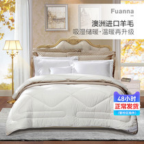 Fuanna out wool quilted by winter thick quilt core Australian wool quilt spring autumn by single double wool quilt