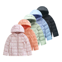Balabara girls down clothes 2020 Winter new big children Fashion Even cap light down 22074200101