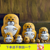 Matryoshka 20 layers genuine original 10 layers childrens educational toys Basswood air-dried handmade tasteless