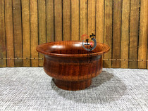 Tibetan bamboo bowl Ghee tea bowl Wooden bowl Rice bowl Tibetan bowl made of pure wood