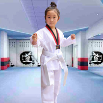 Taekwondo clothing children adult long sleeve short sleeve clothing cotton men and women Spring Autumn summer clothes beginner custom