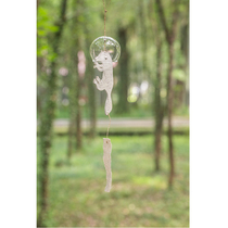 After the Park Exhibition Hall spot Japanese staff hand made glass wind chimes handmade ceramic wind chimes and listen to the wind series