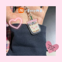 Rosy original super cute little fairy personality niche keychain pendant