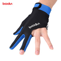 Boton billiard gloves table tennis Snooker black Eight non-slip three fingers exposed to professional upscale slim training accessories
