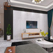 Imitation marbled TV background wallboard bamboo fiber grille decorative gusset personalized custom whole house gusset