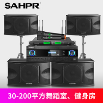 SAHPR Xiapo new KTV audio set dance studio gym meeting room one drag four 10 inch wall speaker