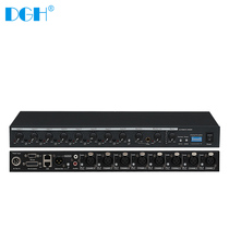 DGH 8-channel Intelligent Conference Mixer Distributor with 48V phantom powered microphone Wired microphone hub