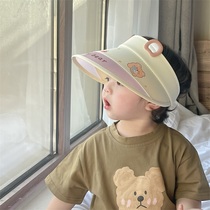 Summer childrens empty cap boys and girls out of the beach shade cap sun protection and UV baby sun cap