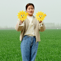 Creative Hand Sun Father 61 Children's Performance Sunflower Dance Props Games Opening Ceremony