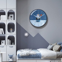 TIMESS clock clock living room home fashion creative simple silent non-hole astronaut hanging watch