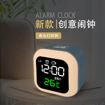 TIMESS Silent Alarm Clock students use childrens electronic clock bedside clock smart luminous clock boy big volume