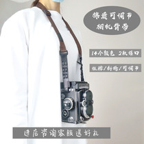 cam-in Rollei Rollei Rolley General Adjustable Dual-Re Camera Shoulder Strap 3 5F 2 8F Photographic Strap CS174