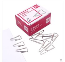  Deli 0018 paper clip Silver paper clip 3#paper clip Silver metal paper clip Paper clip Financial use product Office use