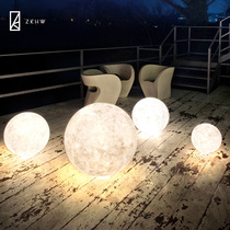 Lawn lamp outdoor waterproof villa garden lamp garden landscape lamp moon lamp garden lamp simple outdoor grass lamp