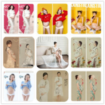 2021 New pregnant woman photo shoot sexy cute playful pregnant woman belly retro photo theme art sample costume