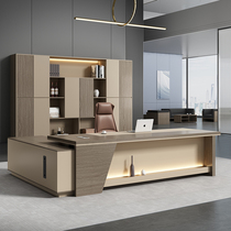 Creative Boss Table Desk Chair Combination Brief Modern Grand Bandae President Manager Table Single Supervisor Table Furniture