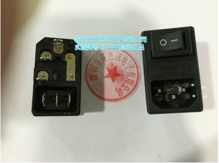 Three-in-one with switch Insurance tube seat card bit 1.0 embedded AC-01 power outlet with switch 2 feet