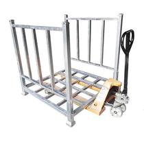 Gaoma warehouse steel stacker solid folding cloth frame iron frame turnover shelf auto parts forklift stacking