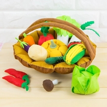 Cut-free non-woven fabric DIY fruit material package barbecue vegetable kindergarten homework food simulation