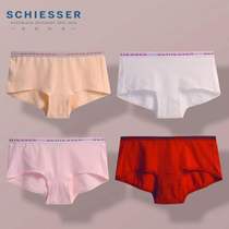 Germany Shuya panties ladies 2 strips 2222T Shumei cotton cotton boxer bottoms shorts Oversized mid-rise