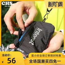  SUELTA national tide street mens and womens mini coin change bag card bag small ultra-thin fabric student coin bag