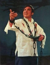 Film and television performance props anti-Japanese martyrs clothing blood clothes Li Yu and handcuffs shackles shackles chain handcuffs adult use
