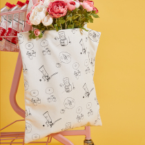 Cartoonist Tango original comic illustration design canvas bag creative canvas bag