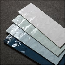 Nordic ins pink geometric bathroom wall tile 200*600 bump long strip lattice kitchen bathroom toilet tile