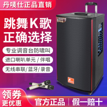 Danmashi 18-inch high-power Square dance sound lever mobile outdoor K song performance promotion speaker