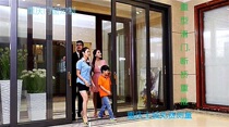 Chongqing doors and windows Customized heavy push-pull narrow sides 3 Lido 4-linked titanium alloy extremely simple push-pull balcony door 16 extremely narrow side