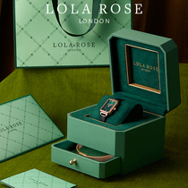 lola small green table rose watch female Jiang alienation with square disc womens table fashion retro wrist watch sending girlfriend gift
