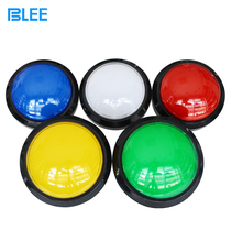 100mm convex circle button large game machine big circle with light button self-reset button switch DJ button