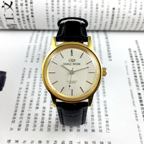 The original inventory Beijing Watch Factory Shuangling yellow shell article nail white manual mechanical diameter 35mm