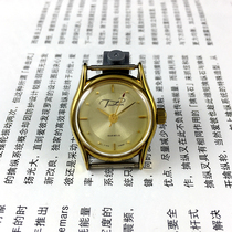 Liaocheng watch factory production Taishan brand 19 drill yellow shell huang mian Ms. manual mechanical diameter 26mm