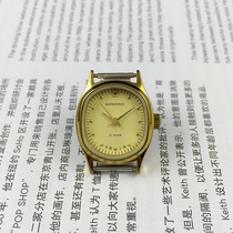 Shanghai Watch Factory production Gem Flower card oval yellow shell huang mian nails Ms. mechanical diameter of 23mm