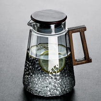Japan imported MUJIE glass cold kettle large-capacity household cold water cup set high borosilicate cup high temperature resistance