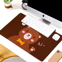 I want to heat the mouse pad office computer desktop large keyboard heating pad winter warm hand heating table pad