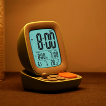 I think about my alarm clock high volume student Net red Bell pendulum super loud bell lazy get up and wake up artifact