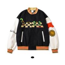 Mankun JK973 American Street autumn and winter New jacket mens cartoon retro baseball uniform loose couple jacket
