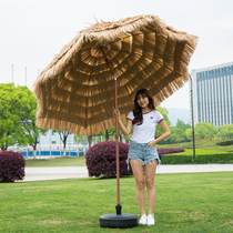 Large outdoor parasol folding parasol beach umbrella straw umbrella straw umbrella umbrella garden umbrella garden umbrella