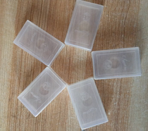Transparent plastic business card box Big box graphic advertising shop business card box Disposable business card box
