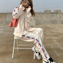 South Korea NERDY Sportswear Suit for men and women iu the same string of strings Loose Student Coats Tide