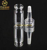 10ml glass bottle Xilin bottle 20 teeth trumpet soft dripper cosmetics split essence oil bottle set manufacturer