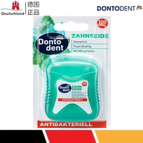 dontodent fluorine reduces bacteria floss 100m mint flavor
