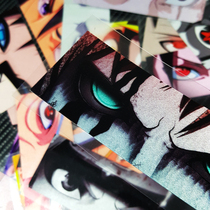 Shadow Ninja trumpet sticker I love Luo writing Wheel Eye animation electric motorcycle reflective waterproof pain sticker