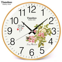 Wall clock living room clock simple Nordic fashion home clock watch modern creative personality quartz clock mute