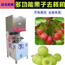 New Hawthorn de-nuclear machine multi-function red jujube de-nuclear Machine commercial automatic oil-to-core machine canning equipment