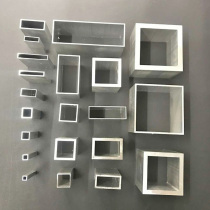 Aluminum alloy square tube aluminum square tube flat tube specifications complete aluminum alloy profile surface oxidation processing painting aluminum square pass