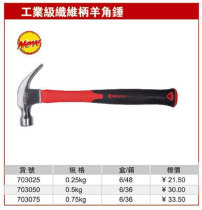 Resistant Sheep Corner Hammer Industrial Grade Fiber Handle Ram Hammer Plastic Handle Hammer 703025703050703075